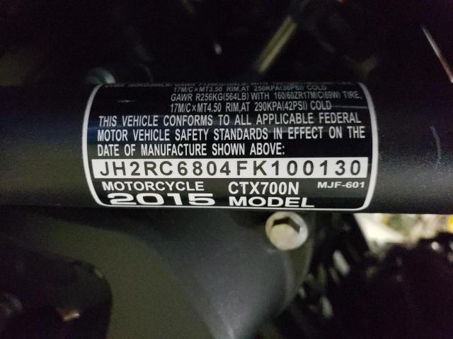 2015 HONDA CTX700 N JH2RC6804FK100130