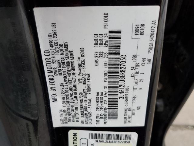 3LN6L2LU8ER827050 Lincoln MKZ HYBRID