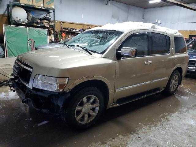 Salvage cars for sale from Copart Kincheloe, MI: 2005 Infiniti QX56