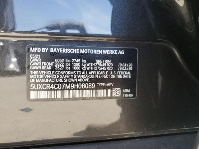 2021 BMW X5 SDRIVE - 5UXCR4C07M9H08089