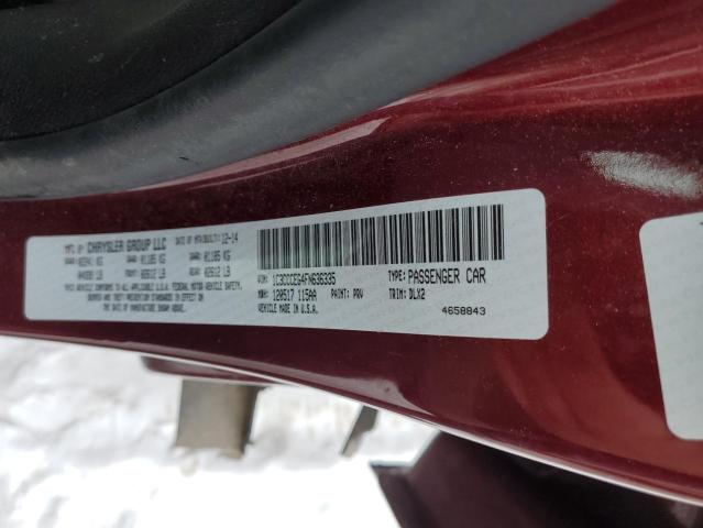 2015 CHRYSLER 200 C - 1C3CCCEG4FN636335
