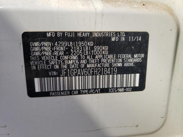 JF1GPAV60FH218419 Subaru Impreza Sport Limited