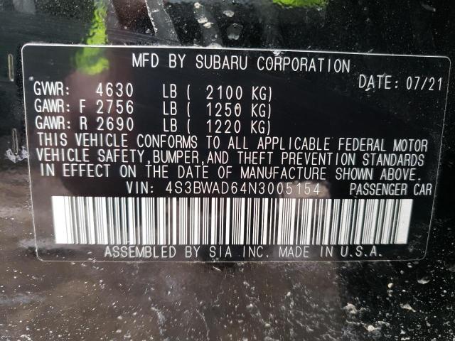 4S3BWAD64N3005154 Subaru Legacy Premium