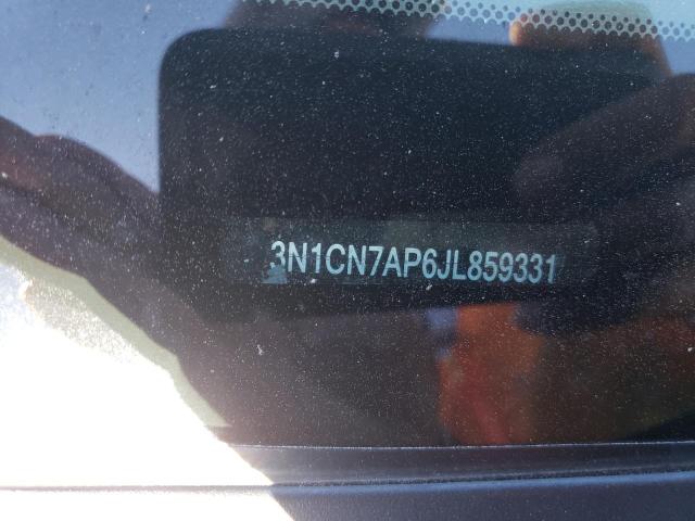 3N1CN7AP6JL859331 Nissan VERSA S