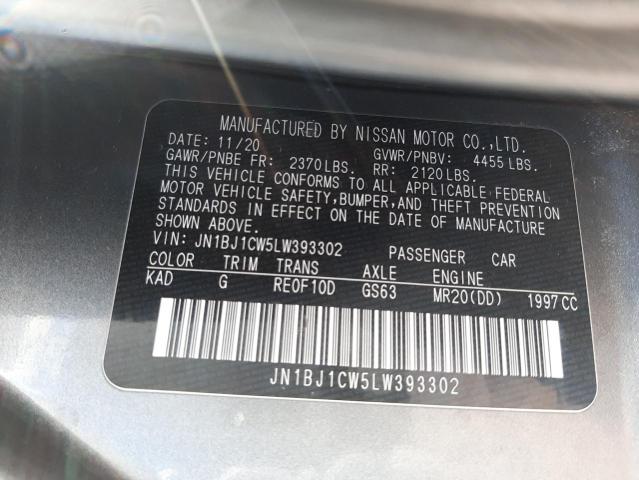 2020 NISSAN ROUGE JN1BJ1CW5LW393302