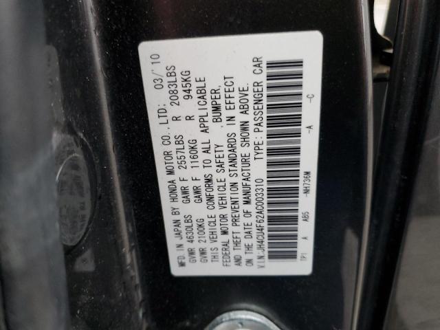JH4CU4F62AC003310 Acura TSX