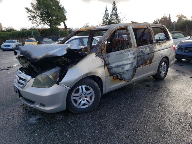 Salvage cars for sale from Copart San Martin, CA: 2006 Honda Odyssey EX