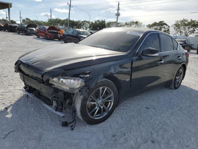 Salvage cars for sale from Copart Homestead, FL: 2017 Infiniti Q50 Premium