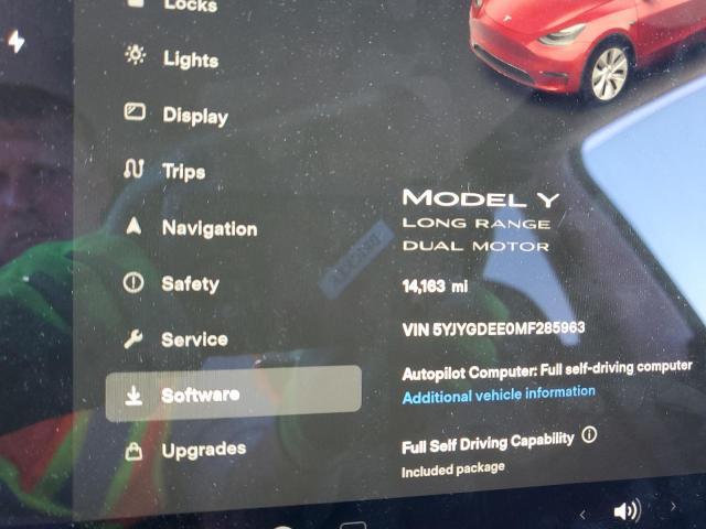 5YJYGDEE0MF285963 Tesla Model Y
