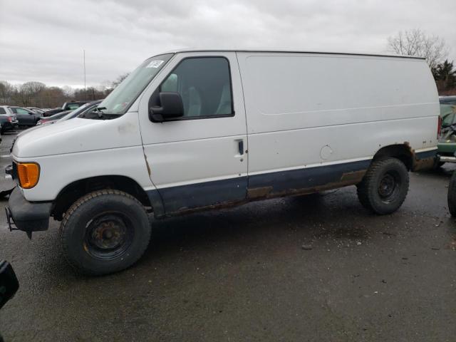 Salvage trucks for sale at New Britain, CT auction: 2005 Ford Econoline E250 Van