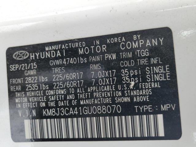 2016 HYUNDAI TUCSON LIM - KM8J3CA41GU088070
