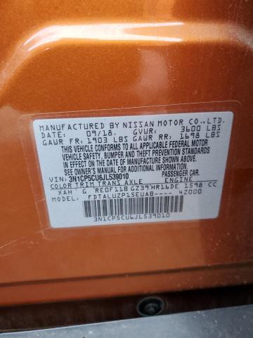 2018 NISSAN KICKS S - 3N1CP5CU6JL539010