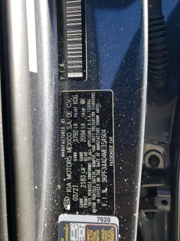 3KPF34AD4ME354904 KIA Forte Gt Line