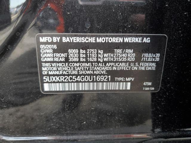 2016 BMW X5 SDRIVE3 - 5UXKR2C54G0U16921