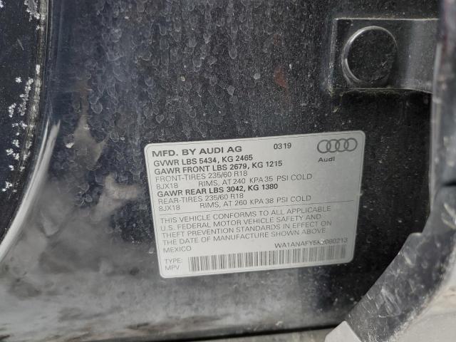 2019 AUDI Q5 - WA1ANAFY5K2080213