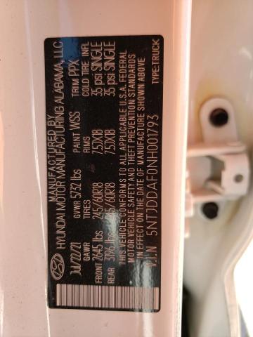 2022 HYUNDAI SANTA CRUZ - 5NTJDDAF0NH001793