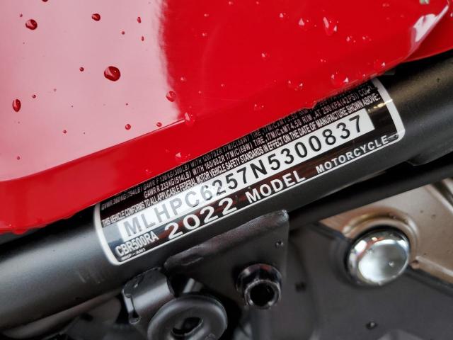 2022 HONDA CBR500 RA MLHPC6257N5300837