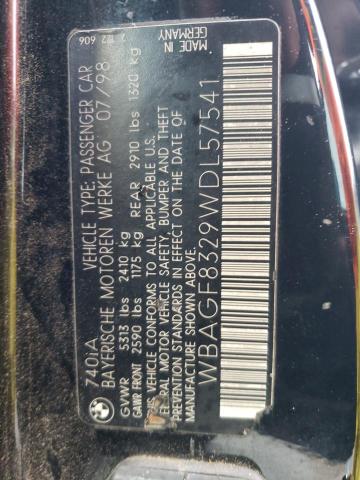 WBAGF8329WDL57541 BMW 740 I Automatic