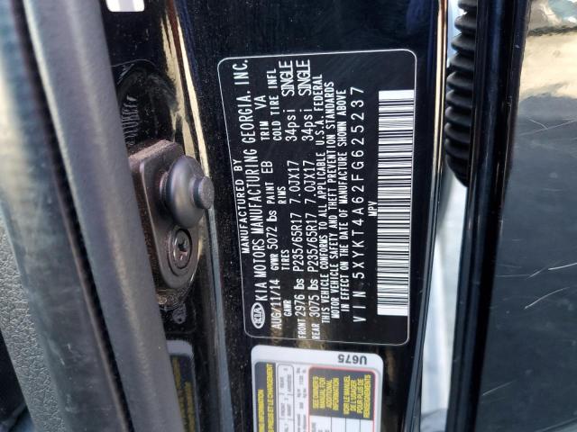 5XYKT4A62FG625237 KIA SORENTO LX