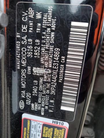 3KPA24ADXLE314869 KIA Rio