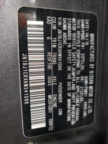 2019 NISSAN ROGUE SPT JN1BJ1CRXKW341088