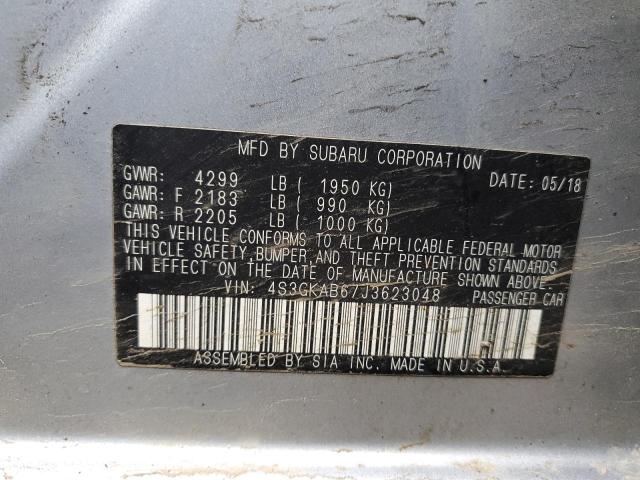 4S3GKAB67J3623048 Subaru Impreza Premium