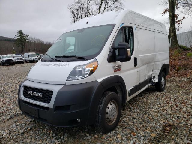 Salvage cars for sale from Copart Warren, MA: 2021 Dodge RAM Promaster 2500 2500 High
