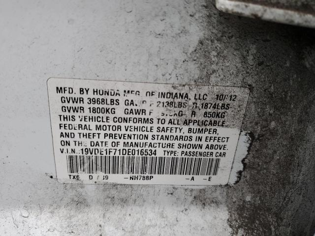 19VDE1F71DE016534 Acura Ilx 20 Tech