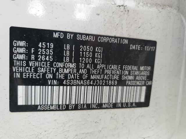 2018 SUBARU LEGACY SPO 4S3BNAS64J3021869