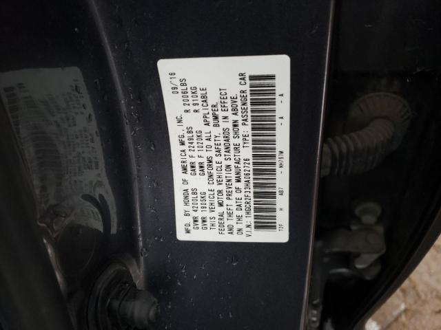 2017 HONDA ACCORD LX - 1HGCR2F33HA062726