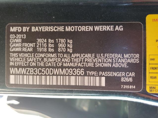 WMWZB3C50DWM09366 Mini COOPER COUNTRYMAN