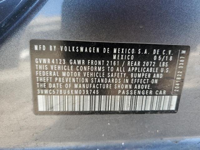 2019 VOLKSWAGEN JETTA S - 3VWC57BU6KM039745