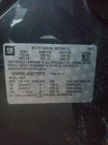 2018 GMC ACADIA SLE - 1GKKNKLA8JZ110712