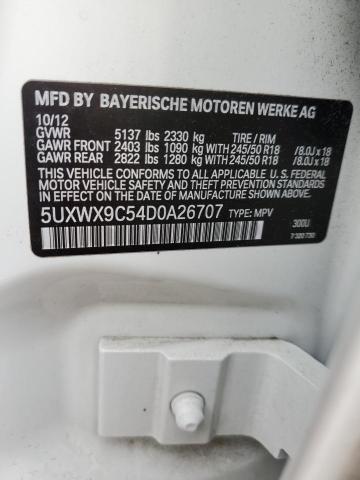 VIN 5UXWX9C54D0A26707 2013 BMW X3, Xdrive28I no.13