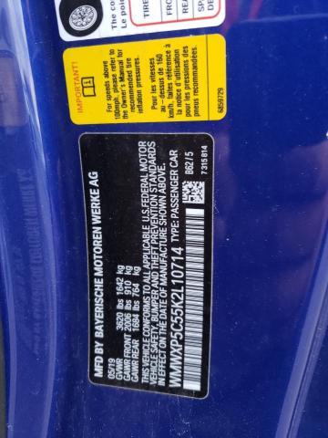 WMWXP5C55K2L10714 Mini Cooper