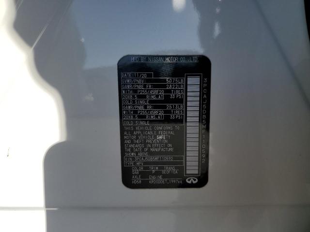 2021 INFINITI QX50 SENSO 3PCAJ5DB5MF110592