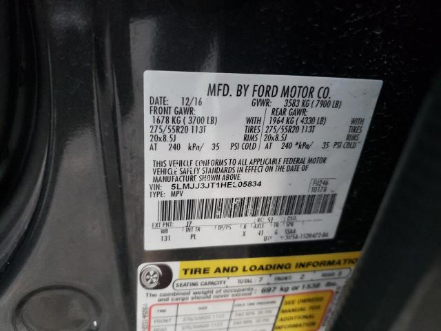 5LMJJ3JT1HEL05834 Lincoln Navigator L Select