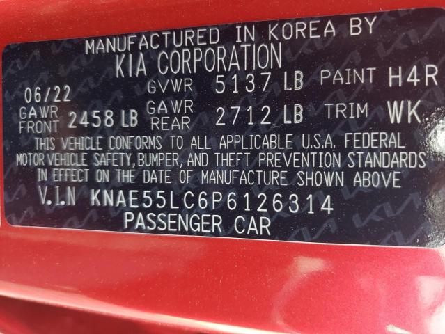 KNAE55LC6P6126314 KIA Stinger Gt2