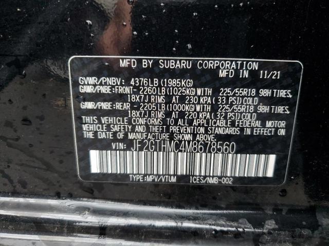 JF2GTHMC4M8678560 Subaru Crosstrek