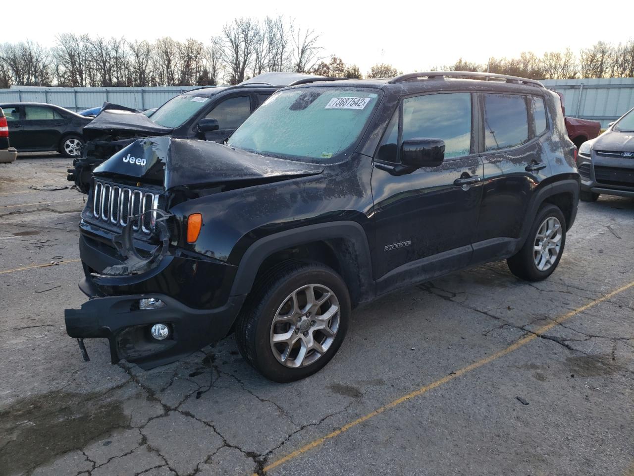 2017 Jeep Renegade Latitude VIN: ZACCJBBB3HPF40680 Lot: 73687542