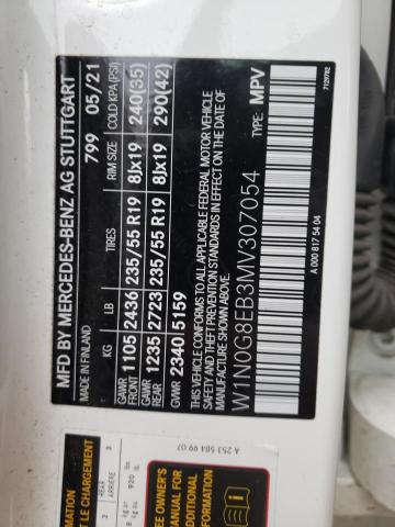 2021 MERCEDES-BENZ GLC 300 4M - W1N0G8EB3MV307054