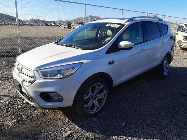 Salvage cars for sale from Copart Las Vegas, NV: 2018 Ford Escape Titanium
