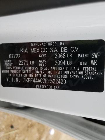 3KPF44AC7PE522429 KIA FORTE GT