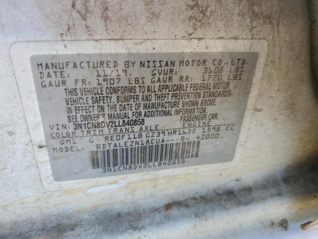 2020 NISSAN VERSA S - 3N1CN8DV2LL840858