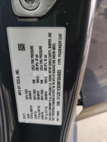 2021 TESLA MODEL 3 - 5YJ3E1EB2MF064885