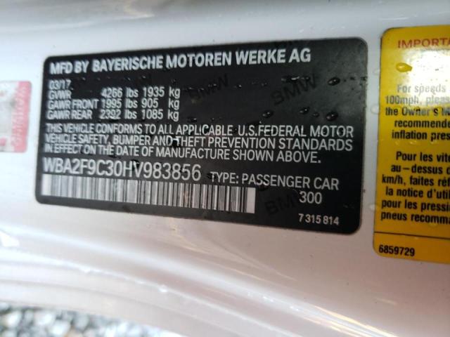 2017 BMW 230I - WBA2F9C30HV983856