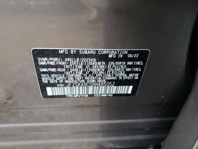 JF2SKANC0NH485052 Subaru Forester