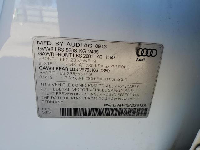 VIN WA1LFAFP4EA039188 2014 Audi Q5, Premium Plus no.14