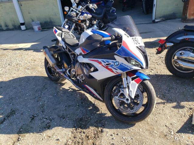 Salvage motorcycles for sale at Hampton, VA auction: 2020 BMW S 1000 RR