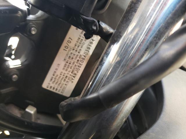 2008 YAMAHA YZFR6 S JYARJ06E08A039194